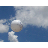 balão blimp branco Vale do Itajaí