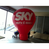 balão inflável rooftop personalizavel Campos Elíseos