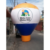 balão roof top inflável 3 metros valor Barra Bonita