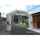 empresa de totem inflável com logo personalizado Taguaí