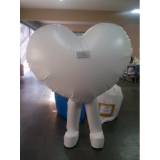 fantasia de mascote inflável Pilar