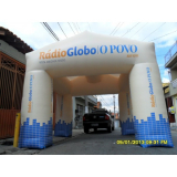 locação de tenda inflável 3x3 personalizada Paranapuã