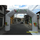 portal inflável de chegada e largada valor Vila Rio Branco