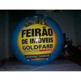preço de balão blimp branco Parque Itajaí