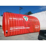 tenda inflável 3x3 personalizada preço Chácaras Três Marias