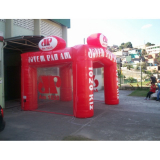tenda inflável 3x3 personalizada Sousas Park