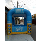 tenda inflável personalizada valor Cidade Nova